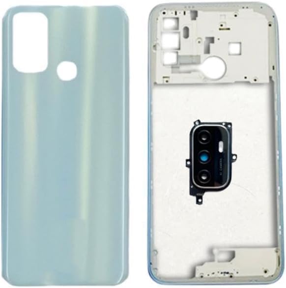 Picture of Oppo A53  Middle Bezel Housing Frame and Back Panel With Camera Glass  Without Front LCD Frame Panel