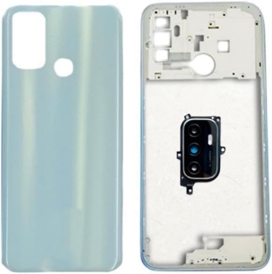 Picture of Oppo A53  Middle Bezel Housing Frame and Back Panel With Camera Glass  Without Front LCD Frame Panel