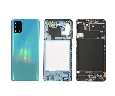 Picture of Full Body Housing for Samsung Galaxy A71 (LCD Frame Panel,Middle Frame  and Back Panel)