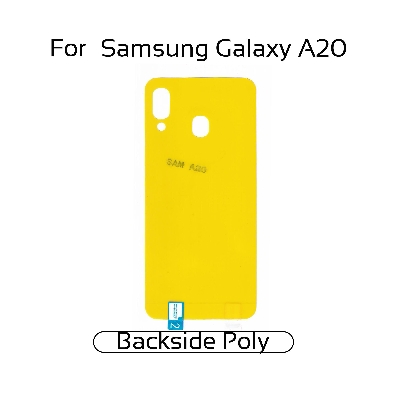 Picture of Samsung Galaxy  A20  Back Transparent Poly For Your Device Safe and Scratch Free