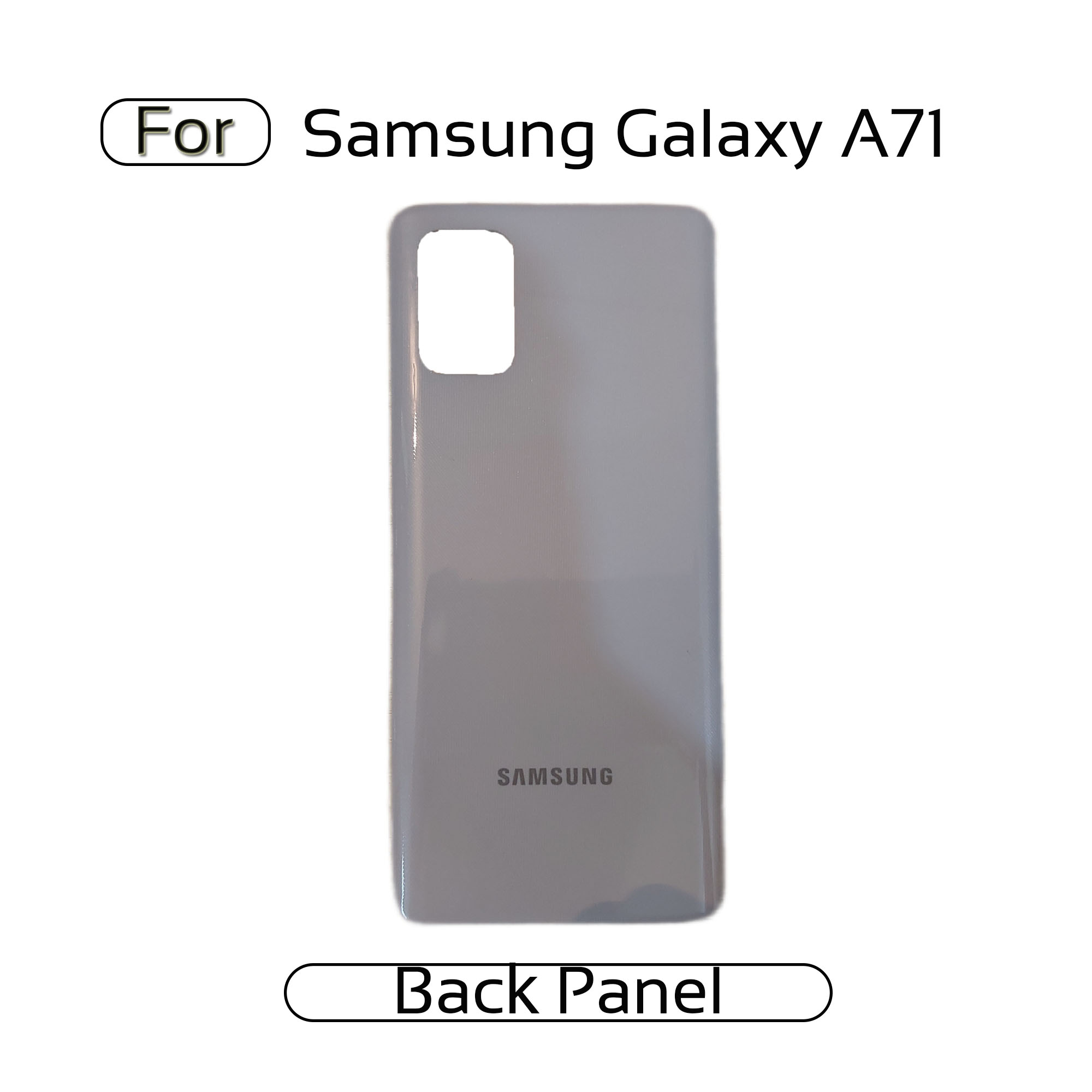 Picture of Samsung Galaxy A71 Back Housing Frame / Back Panel / Backshell / Without Camera Glass Replacement Spare Parts