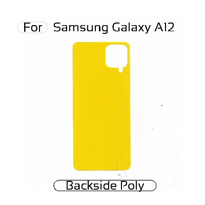 Picture of Samsung Galaxy  A12  Back Transparent Poly For Your Device Safe and Scratch Free
