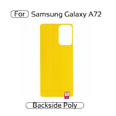 Picture of Samsung Galaxy  A72  Back Transparent Poly For Your Device Safe and Scratch Free