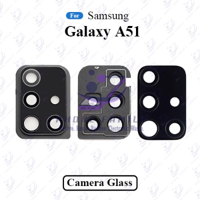 Picture of Samsung Galaxy A51 Camera Glass Lens+Frame Replacement Prats