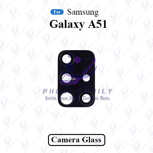 Picture of Samsung Galaxy A51 Camera Glass Lens+Frame Replacement Prats