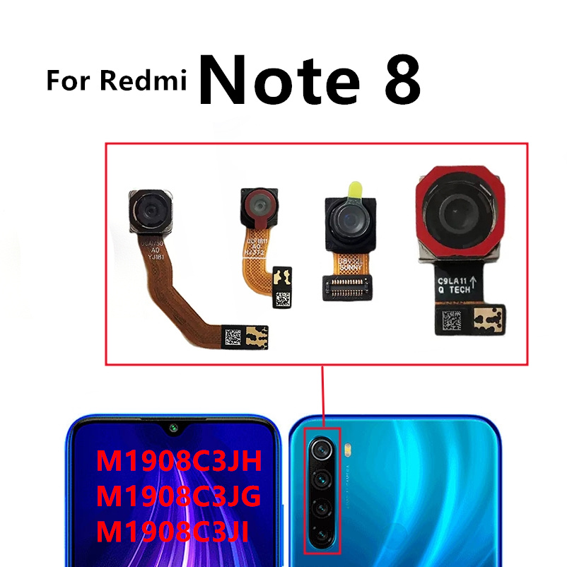 Picture of Rear Front Camera for Xiaomi Redmi Note 8  Selfie Frontal Backside Repair Facing Back Camera Module Replacement Spare Parts