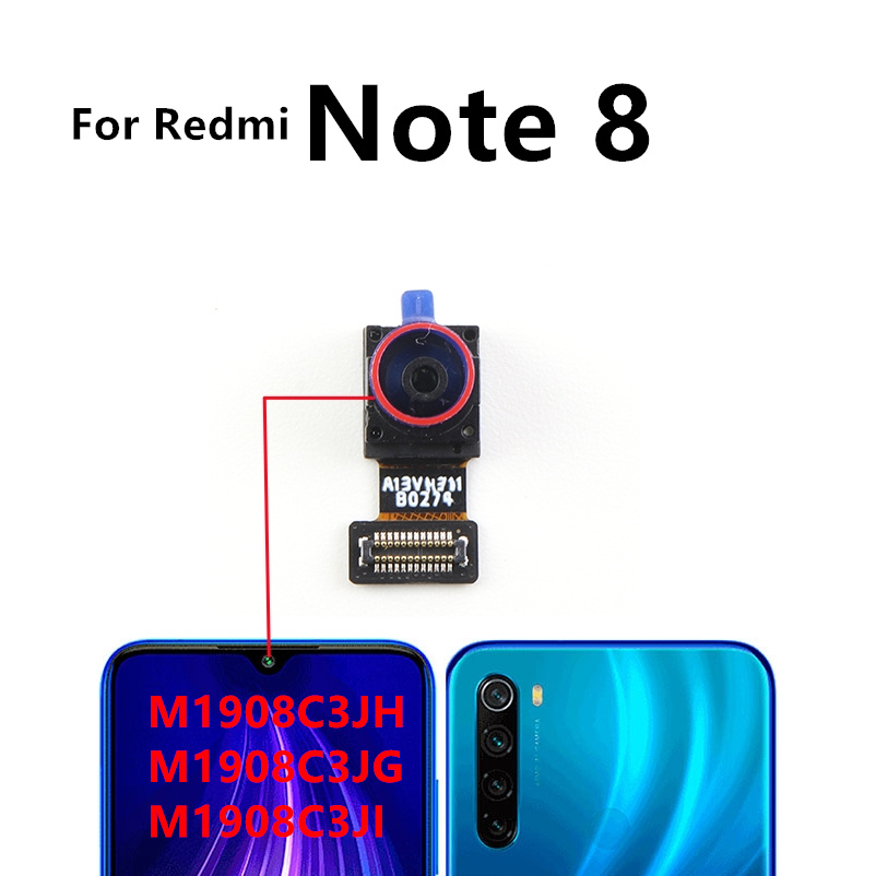 Picture of Rear Front Camera for Xiaomi Redmi Note 8  Selfie Frontal Backside Repair Facing Back Camera Module Replacement Spare Parts