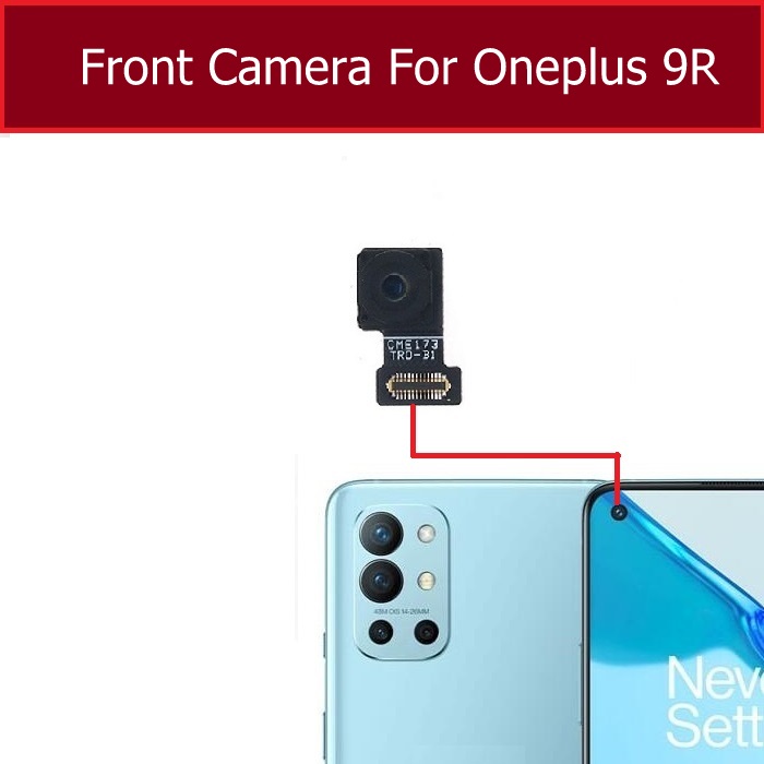 Picture of Back Rear Big Main Camera Module Flex Cable For OnePlus 9R Small Front Camera Flex Replacement Parts