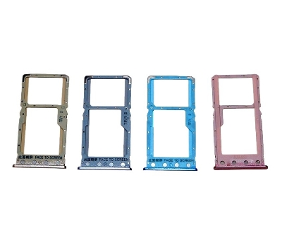 Picture of Sim Tray SD Card Tray Holder Card for Xiaomi Redmi 6, 6A  (Free High Quality Sim Ejector Pin)