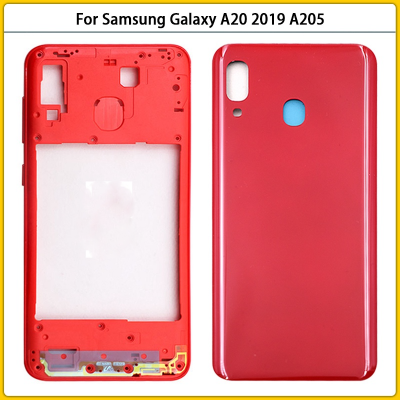 Picture of Samsung Galaxy A20 Middle Bezel Housing Frame and Back Panel Without Front LCD Frame Panel