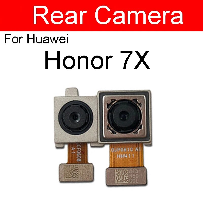 Picture of Back Rear Main Camera Module Flex Cable For Huawei  Honor 7X Rear Back Camera  Small Front Camera Flex Replacement Parts