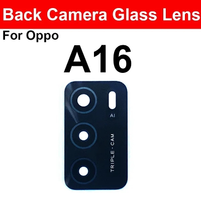 Picture of Rear Camera Glass Lens Cover For Oppo A16/A16s Back Camera Lens and Frame Holder Repalcement