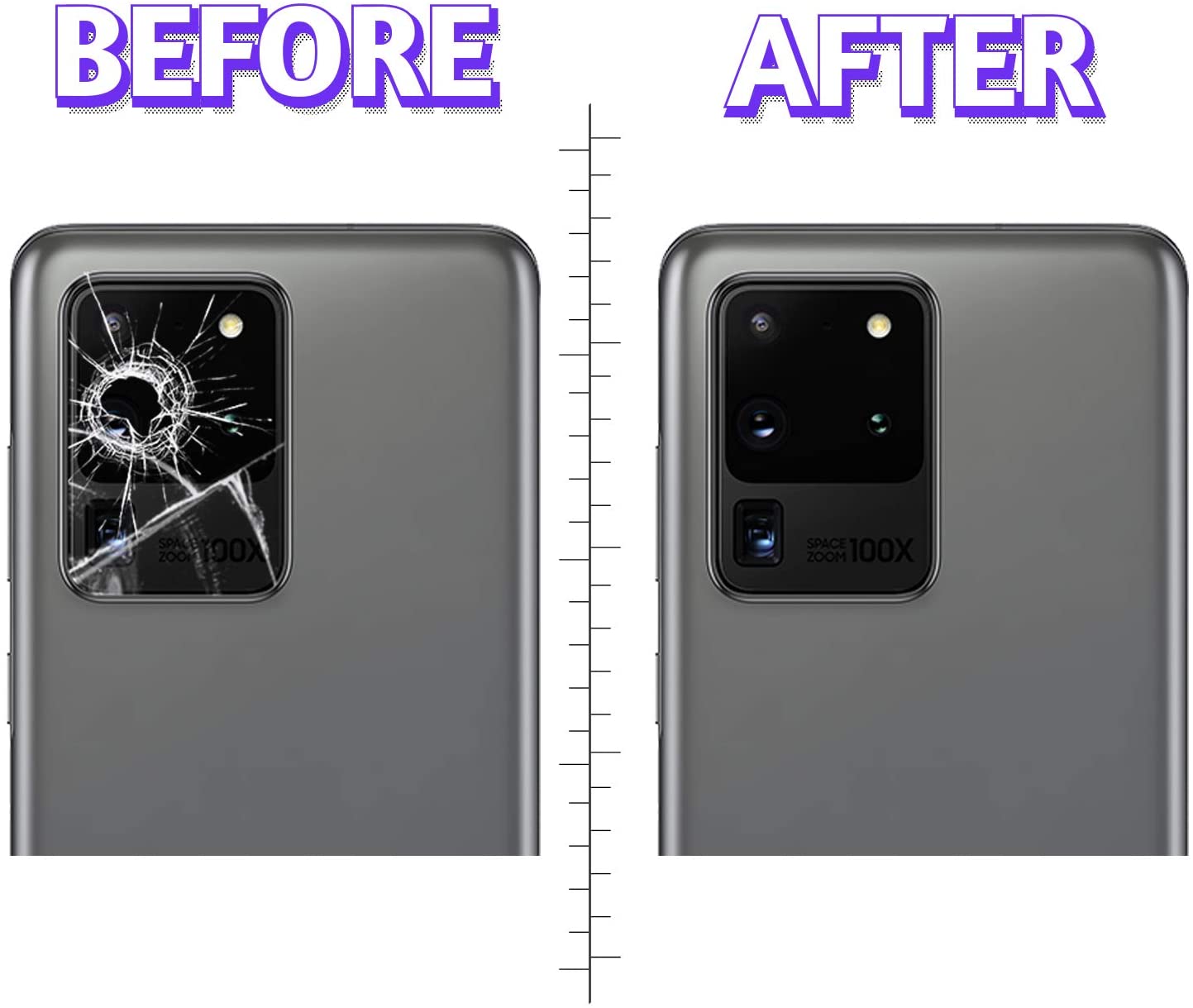 Picture of Rear Camera Glass Lens Cover For Oppo A16/A16s Back Camera Lens and Frame Holder Repalcement