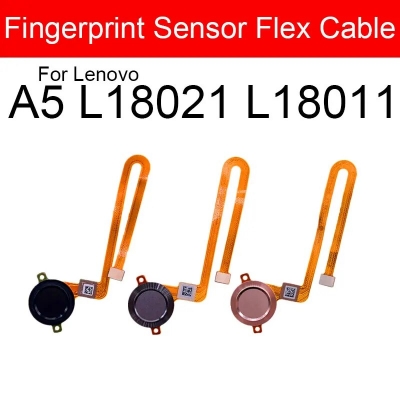 Picture of Fingerprint Home Button Flex Cable For Lenovo A5 L18021 L18011 Home Return Key Menu Button Flex Ribbon Cable Replacement Repair Parts