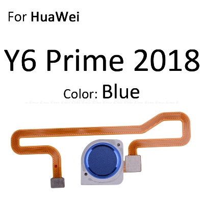 Picture of Fingerprint Sensor Home Button For HuaWei Y6 Prime 2018 Touch ID Return Button Connector Flex Cable Ribbon