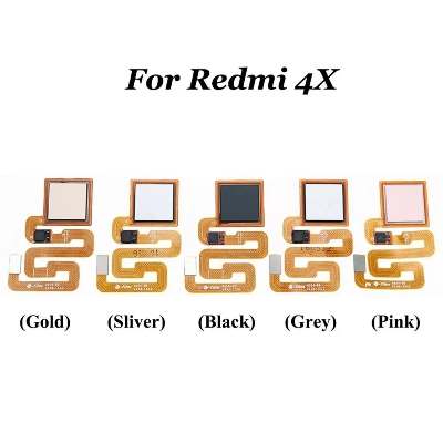 Picture of Xiaomi Redmi 4X Fingerprint Scanner Flex Cable Touch Sensor ID Home Button Fingerprint Button Key