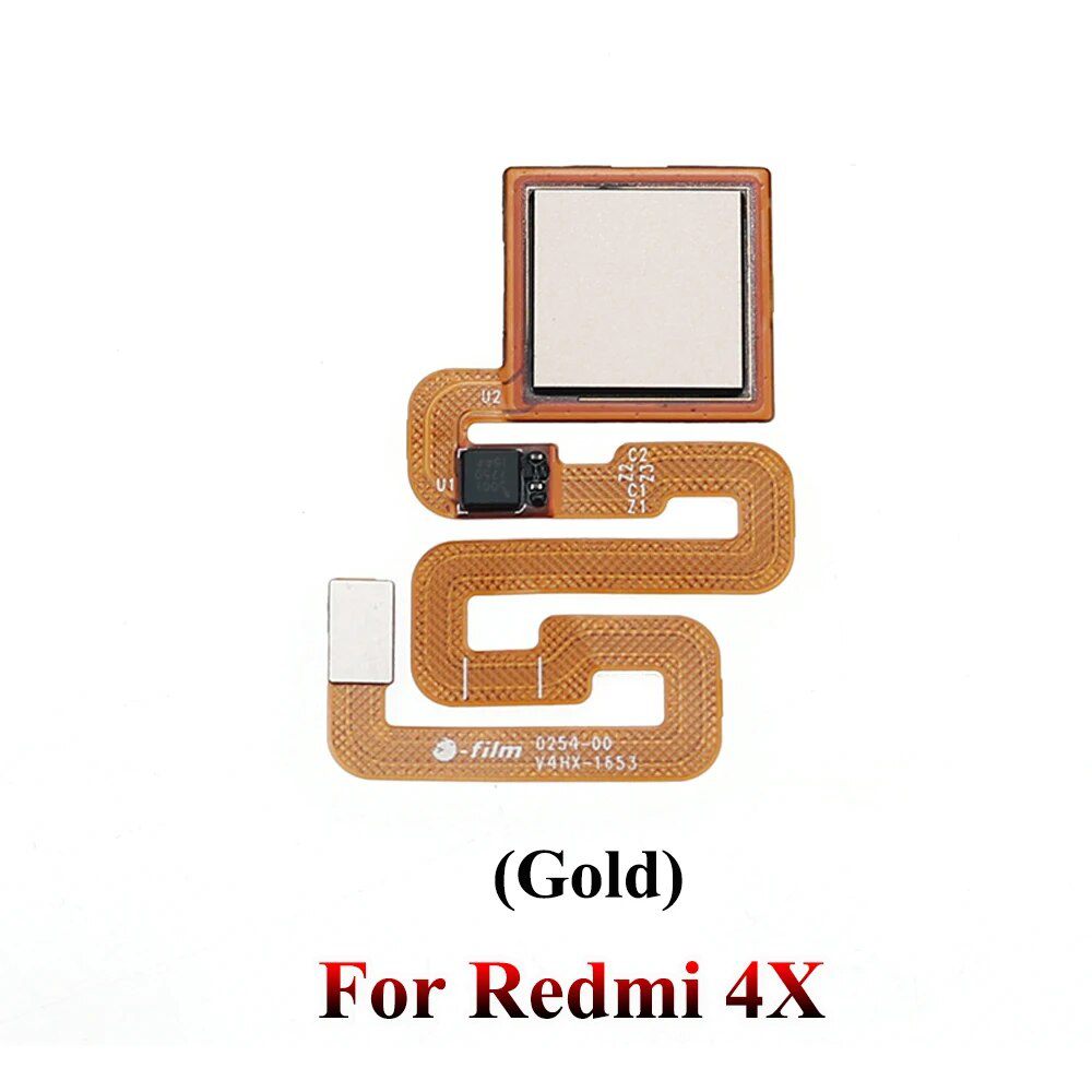 Picture of Xiaomi Redmi 4X Fingerprint Scanner Flex Cable Touch Sensor ID Home Button Fingerprint Button Key