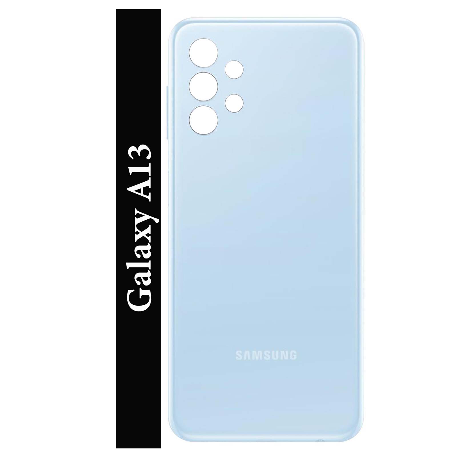 Picture of Samsung Galaxy A13 A135 Back Panel/Backshell/ Casing + Side Buttons+Logo Without Camera Lens Glass-All Colors Available