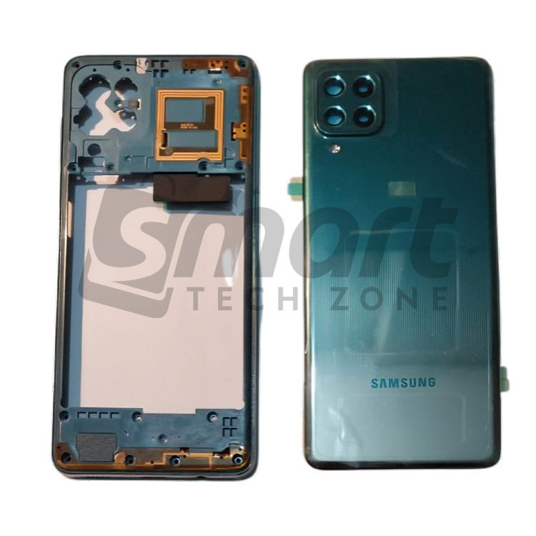 Picture of Samsung Galaxy M62/ Samsung Galaxy F62 Middle Bezel Housing Frame and Back Panel Without Front LCD Frame Panel
