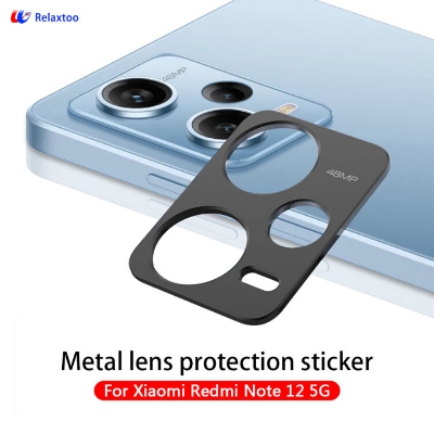 Picture of 3D Camera Glass Lens Cover Tempered Glass Protector for Xiaomi Redmi Note 12 4G -Black
