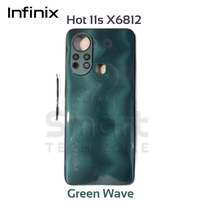 Picture of Infinix Hot 11s X6812 Back Panel with Side Buttons and Logo – All Colors Available
