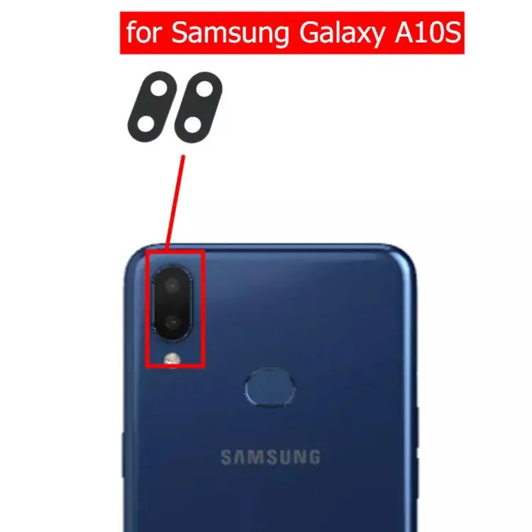 Picture of Back Rear Camera Lens Glass for Samsung Galaxy A10, A10s, A20, A30 Durable, Easy Installation, Compatible Replacement Lens