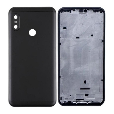 Picture of Full Body Housing For Mi A2 Lite (Redmi 6 Pro) Front LCD Frame Panel and Back Panel
