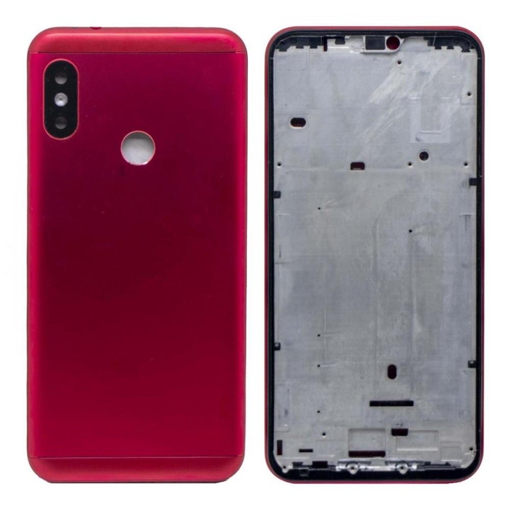 Picture of Full Body Housing For Mi A2 Lite (Redmi 6 Pro) Front LCD Frame Panel and Back Panel