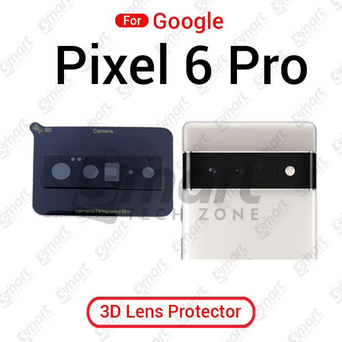 Picture of Exceptional Quality - Camera Glass Lens Cover Tempered Glass Protector for Google Pixel 6 6 Pro  - Sleek Usage