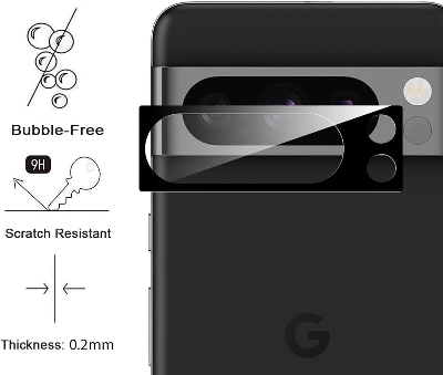 Picture of Exceptional Quality - Camera Glass Lens Cover Tempered Glass Protector for Google Pixel 8/ Google Pixel 8 Pro - Sleek Usage