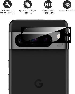 Picture of Exceptional Quality - Camera Glass Lens Cover Tempered Glass Protector for Google Pixel 8/ Google Pixel 8 Pro - Sleek Usage