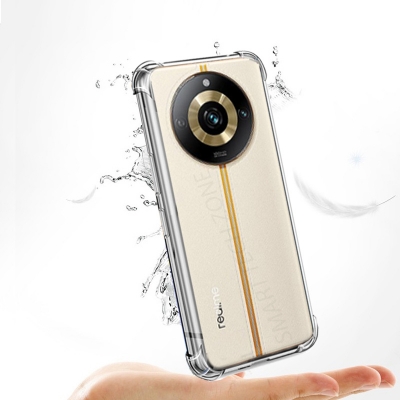 Picture of Shockproof Back Cover Case for Realme 11 Pro / 11 Pro Plus 5G | Raised Bump for Camera & Screen Protection | Ultra Clear Soft Silicone Back Cover for Realme 11 Pro/Pro Plus (Transparent)
