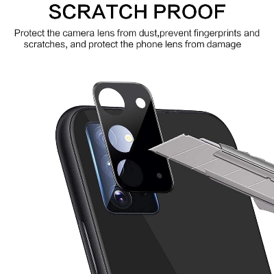 Picture of 3D Back Camera Lens Protector for Vivo V27/V27 Pro Full Coverage 360 Degree Protection Tempered Glass Bubble-Free Anti-Scratch Easy Install Ultra-Thin