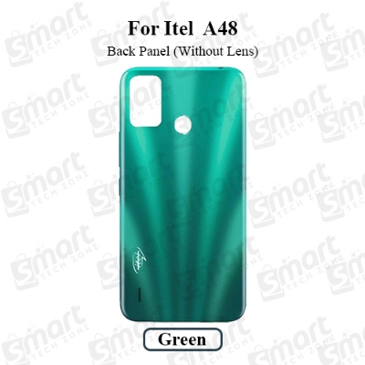 Picture of itel A48 Back Panel/Backshell/ Casing + Side Buttons With Logo-All Colors Available