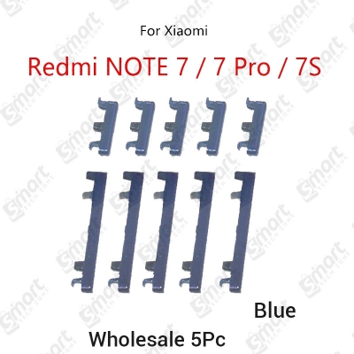 Picture of 10 Pcs/ 5 Pcs/ Lot Power Volume Button Out Side Key For Xiaomi Redmi Note 7 7s 7 Pro External Volume Button + Power ON OFF