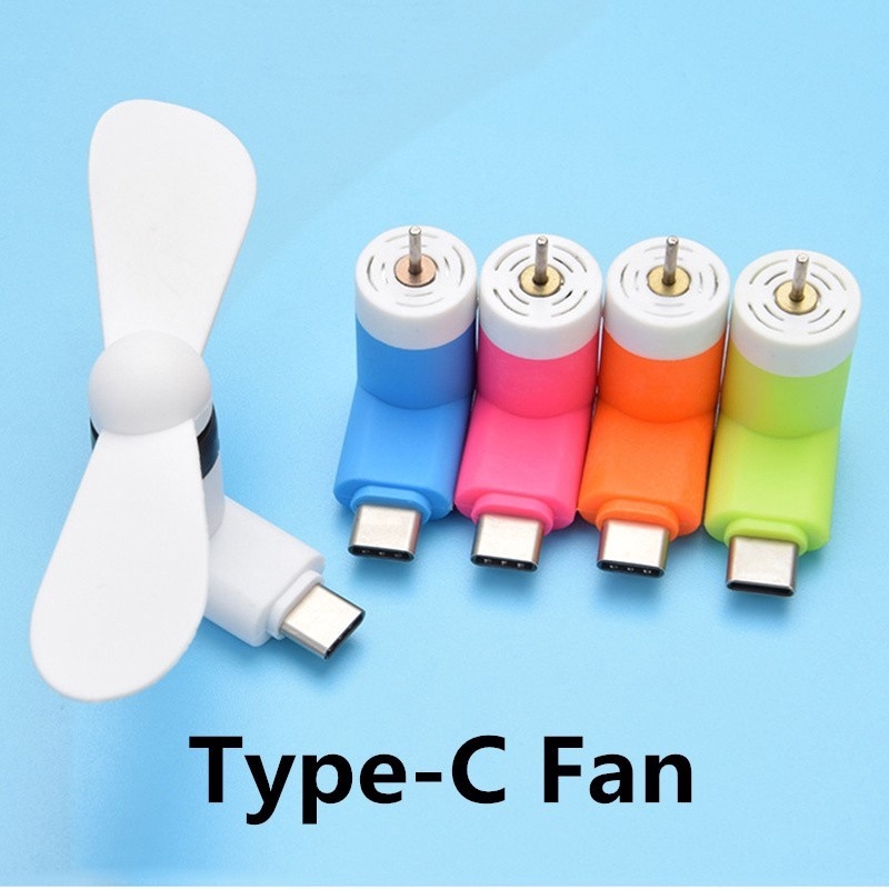 Picture of Mini Portable USB OTG Mobile Fan ( (Mini Cooling Fan) For Android OTG Type-C Phone OTG Fan