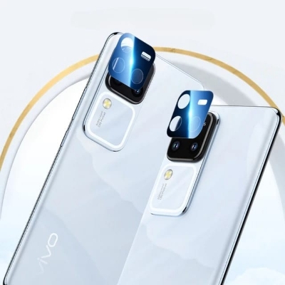 Picture of 3D Camera Glass Lens Cover Tempered Glass Protector for Vivo V30 V30 Pro V40 V40 Pro | Full Camera Coverage I 3D Lens Shield I Oil Resistant