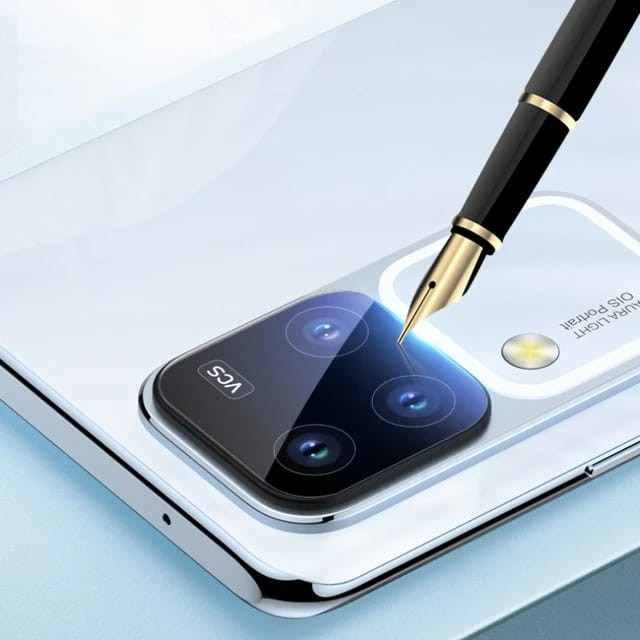 Picture of 3D Camera Glass Lens Cover Tempered Glass Protector for Vivo V30 V30 Pro V40 V40 Pro | Full Camera Coverage I 3D Lens Shield I Oil Resistant