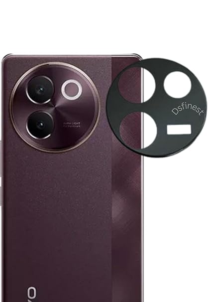 Picture of 3D Camera Glass Lens Cover Tempered Glass Protector for Vivo V30 V30 Pro V40 V40 Pro | Full Camera Coverage I 3D Lens Shield I Oil Resistant