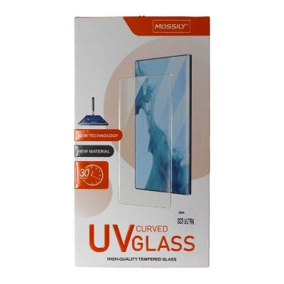 Picture of MOSSILY UV Curved Screen Tempered Glass Film Protector for Samsung Galaxy S21 Ultra/ S22 Ultra/ S23 Ultra