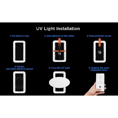 Picture of MOSSILY UV Curved Screen Tempered Glass Film Protector for Samsung Galaxy S21 Ultra/ S22 Ultra/ S23 Ultra