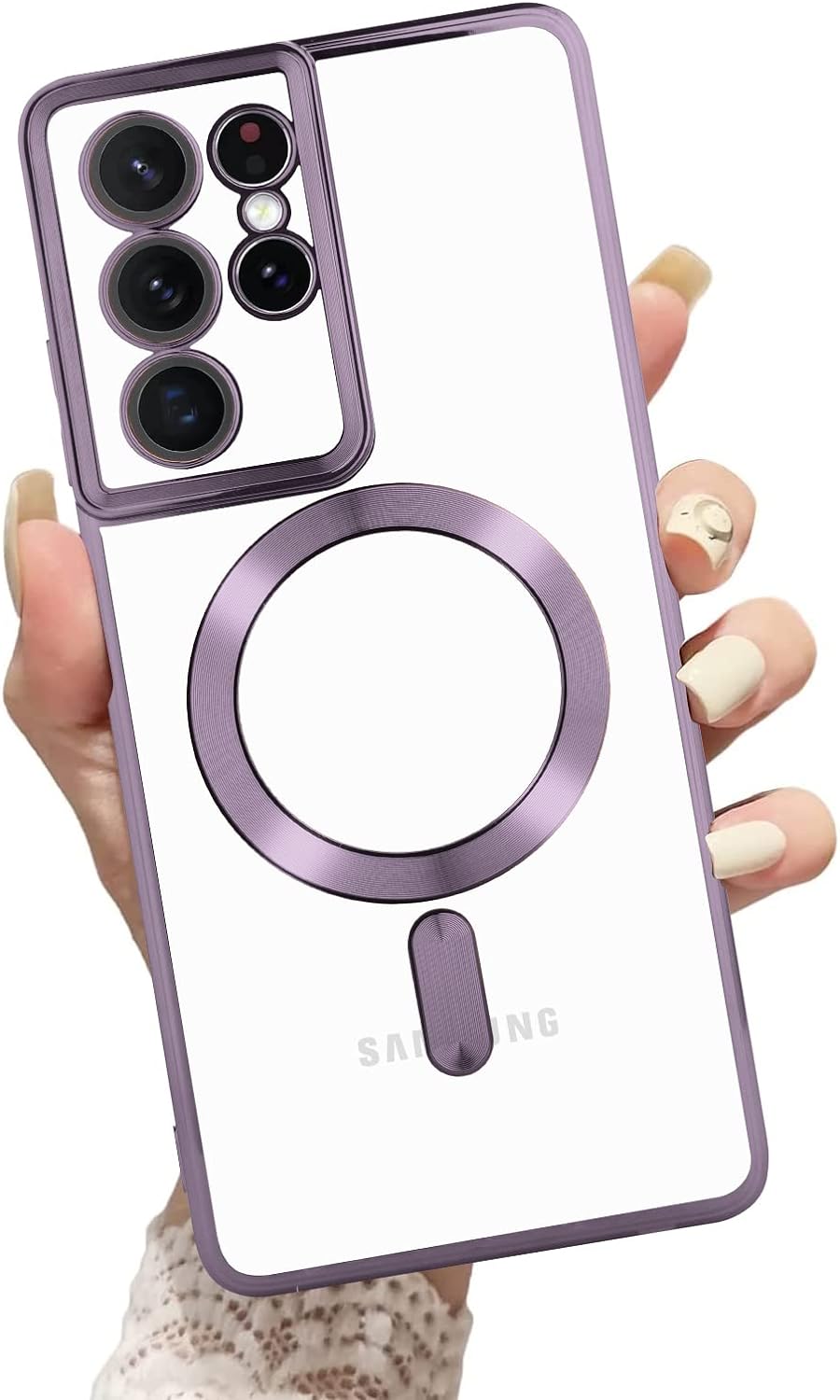 Picture of Samsung Galaxy S21 Ultra Magsafe  Cover and Camera Protection Case with Wireless Charging Support