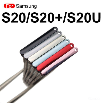 Picture of Samsung Galaxy S20/ S20 Plus/ S20 Ultra Dual SIM Tray Replacement Slot Holder with Opening Needle (Sim Ejector)
