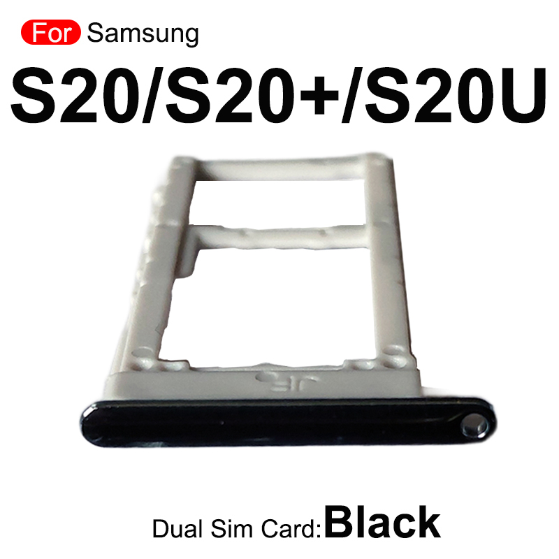 Picture of Samsung Galaxy S20/ S20 Plus/ S20 Ultra Dual SIM Tray Replacement Slot Holder with Opening Needle (Sim Ejector)