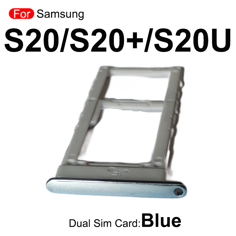 Picture of Samsung Galaxy S20/ S20 Plus/ S20 Ultra Dual SIM Tray Replacement Slot Holder with Opening Needle (Sim Ejector)