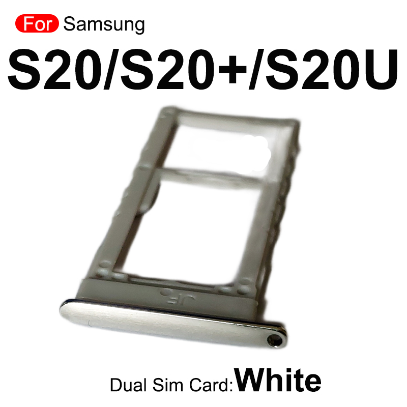 Picture of Samsung Galaxy S20/ S20 Plus/ S20 Ultra Dual SIM Tray Replacement Slot Holder with Opening Needle (Sim Ejector)