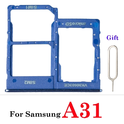 Picture of Samsung Galaxy A31 SM-A315 Dual SIM Tray Replacement Slot Holder with Opening Needle (Sim Ejector)