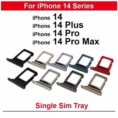 Picture of Single SIM Tray Replacement Slot for Apple iPhone 14 iPhone 14 Plus iPhone 14 Pro iPhone 14 Pro Max