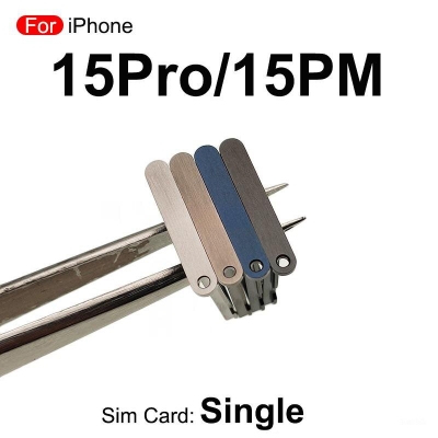 Picture of Single SIM Tray Replacement Slot for Apple iPhone 15 iPhone 15 Pro iPhone 15 Pro Max