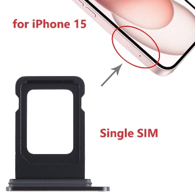 Picture of Single SIM Tray Replacement Slot for Apple iPhone 15 iPhone 15 Pro iPhone 15 Pro Max